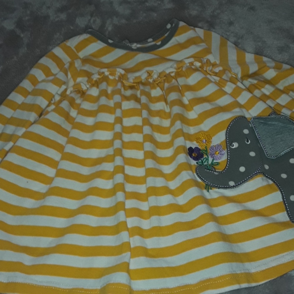 Yellow and grey two piece set.